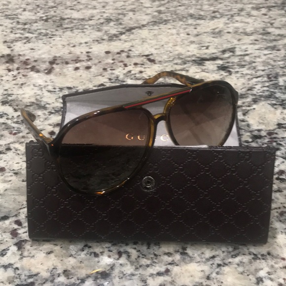 Gucci Havana Sunglasses Unisex πΆππΆπ - Picture 6 of 7